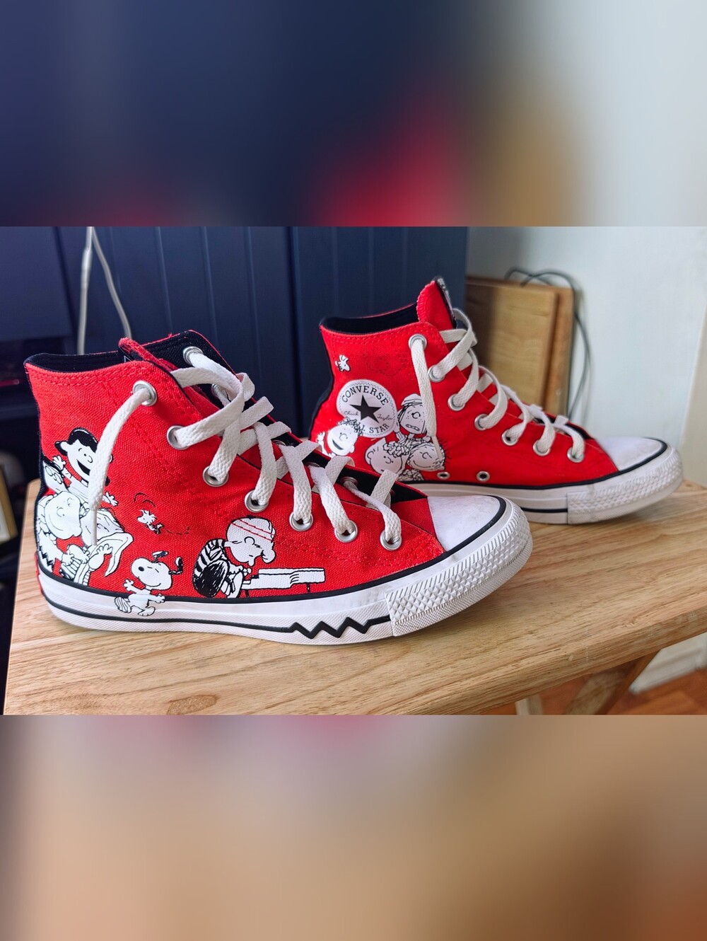 Converse x Peanuts Chuck Taylor All Star High-Top Sneakers